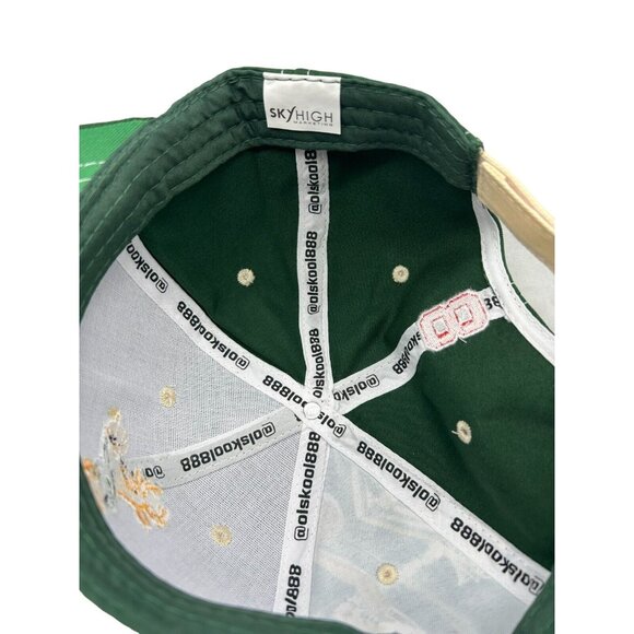 Sky High Milwaukee Bucks Green Cap Hat BMO Marques Johnson Number 8 Adjustable - Picture 4 of 5